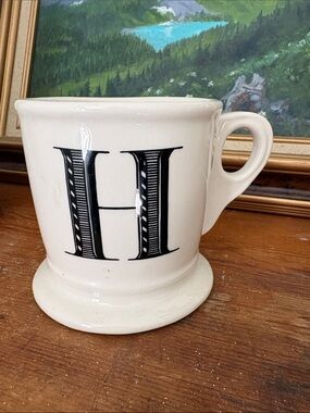 Anthropologie Initial Mug “H”